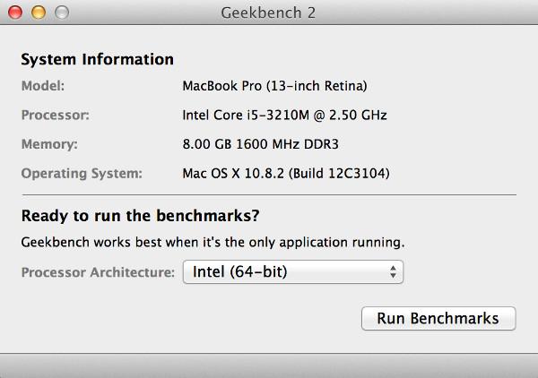 Скриншот MacBook Pro 13 с Retina Display