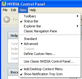View Menu