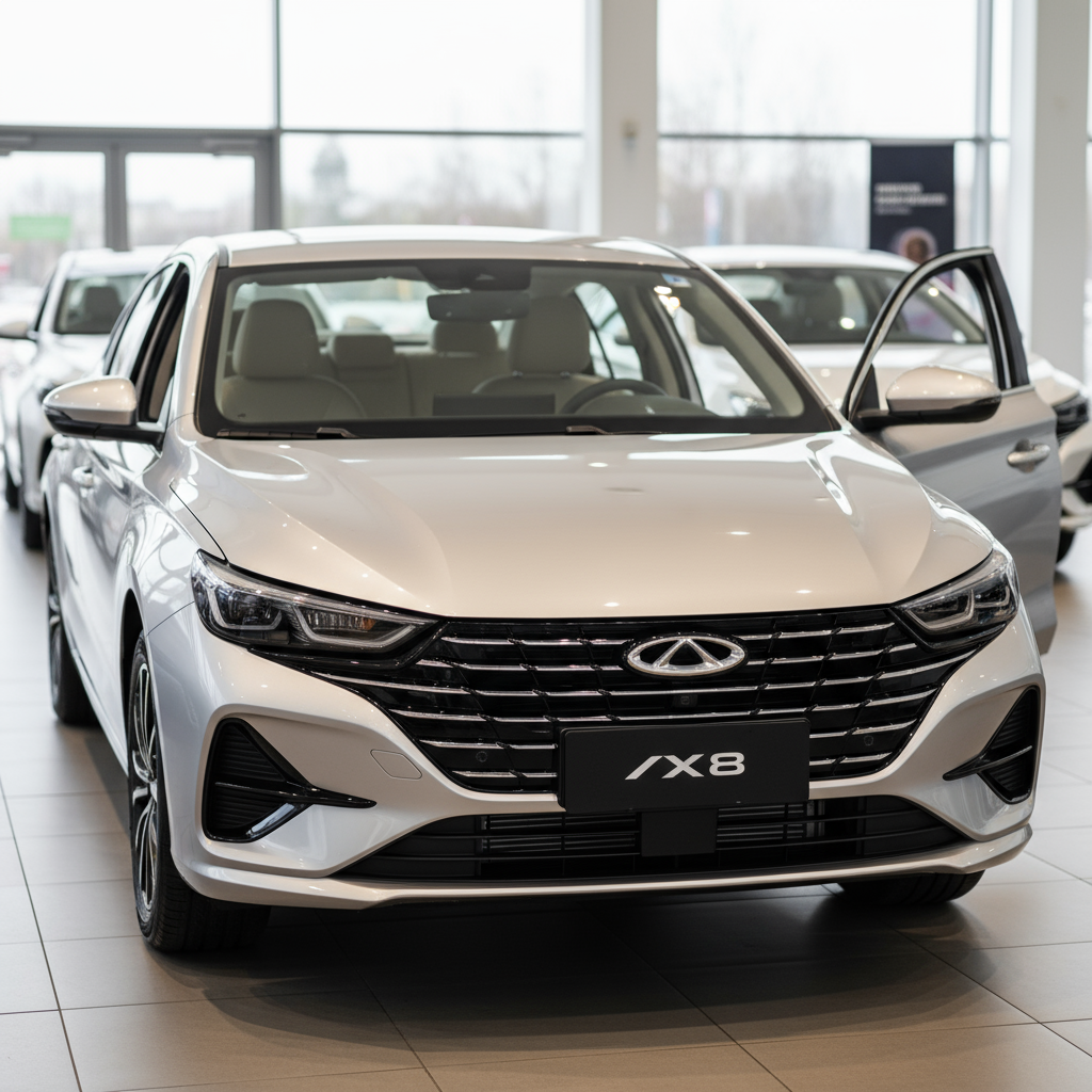 Заменитель Toyota Camry от Chery, здорово похожий на Audi. Опубликованы живые фото модернизированного Chery Arrizo 8 для России, фото 1